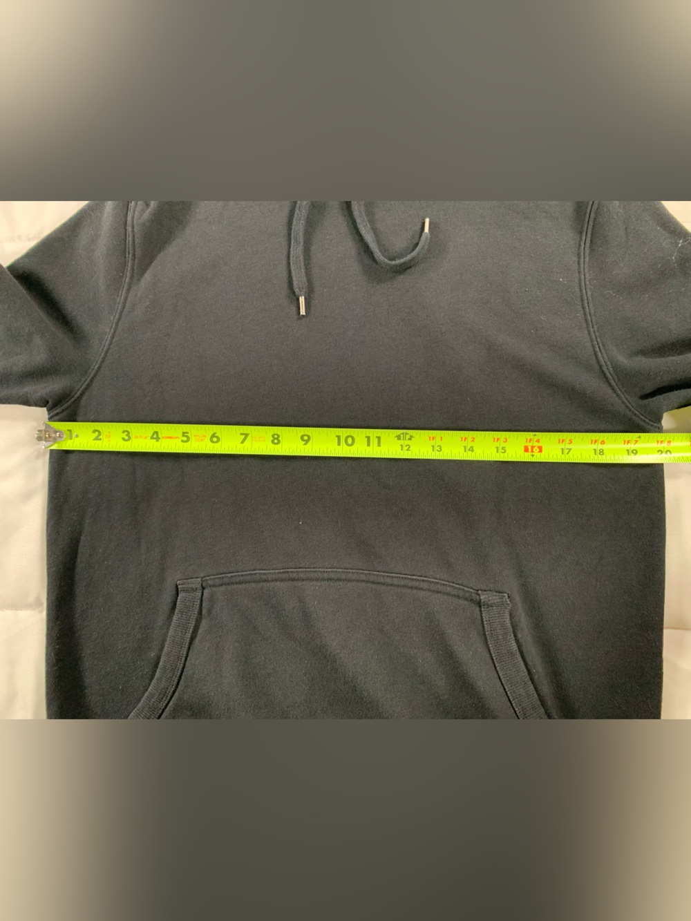 Pre loved DENVER HAYES hoodie mens size S - Picture 3 of 5